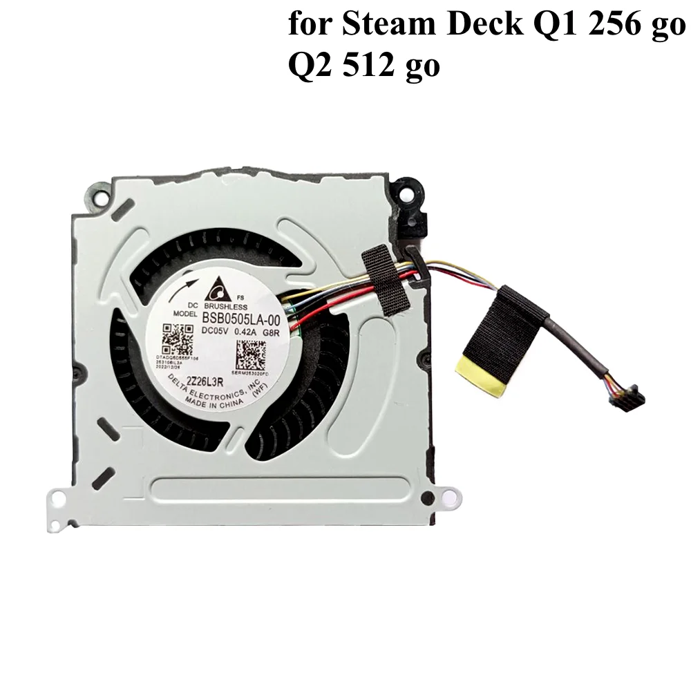 BSB0505LA-00 BN5010S5H-N00P Internal CPU Cooling Fan for Steam Deck Q1 256 go Q2 512 go Gaming PC Fan Cooler Radiator DC5V 0.42A