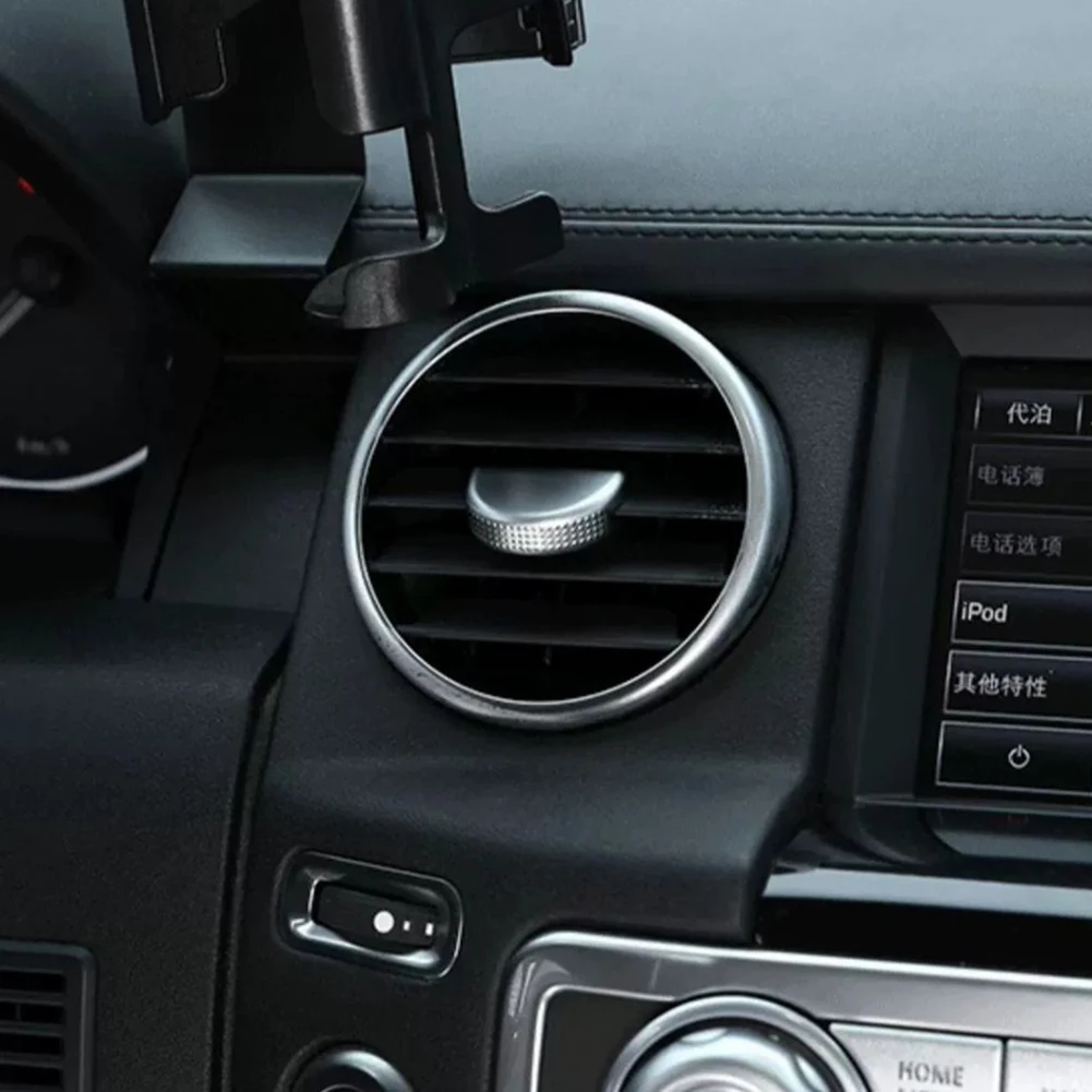 

4-компонентная накладка на воздуховыпускное отверстие на приборной панели автомобиля для Land Rover для Discovery 2004 2016, аксессуары на заказ