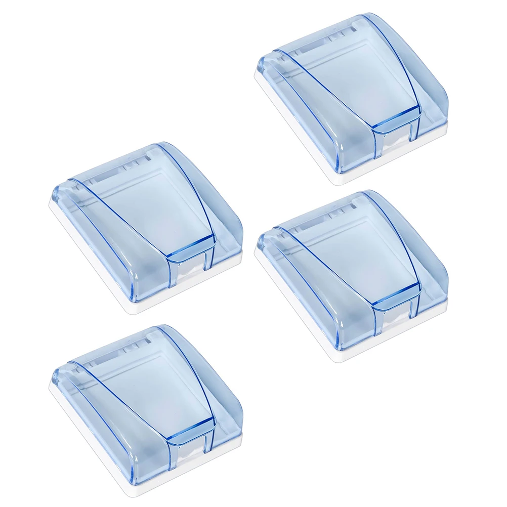

Panel Switch Cover Weatherproof Electrical Outlet Protective Protects Blue PC Socket Protector