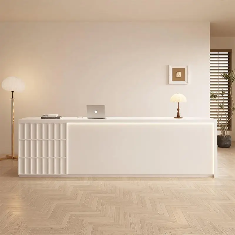 서랍 상업용 리셉션 데스크 성인 상업용 품질 전면 전면 현대 산업용 Schreibtisch 산업용 가구