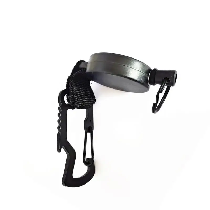 652F Ausziehbarer Schlüsselanhänger, robuster Karabiner-Ausweishalter mit Anti-Drop-Clip und Flaschenöffner-Funktion – Detail 4