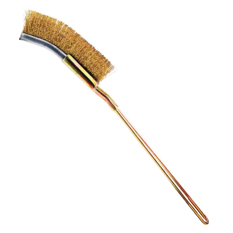 Curved / Straight Steel Soft Bonsai Brush Garden Cleaning Tool Hand Tools Safe and Eco-friendly Rust Removal Brushes