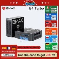 BMAX MaxMini B4 Turbo MINI PC 16GB DDR4 + 512GB/1TB Intel®13th Gen N150 Windows 112.4GHz/5GHz Dual Band Wi-Fi Bluetooth 5.0