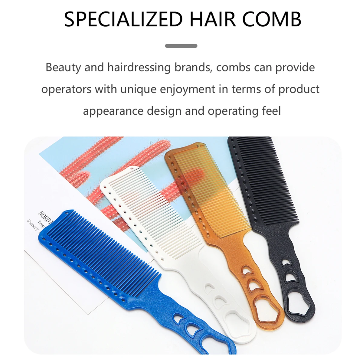 Barbershop Hairdressing Tool Comb Barber Heat Resistant Hair Cutting Brush Professional Salon Household Styling Comb Accessories