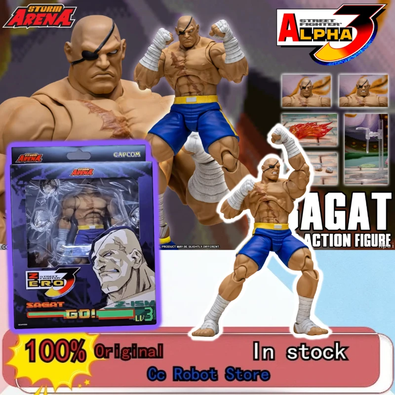 

[In Stock] Hot-selling Storm Toys Street Fighter Anime Figures, 1/12 Scale, Vega and Sagat, Collectible Toy Models