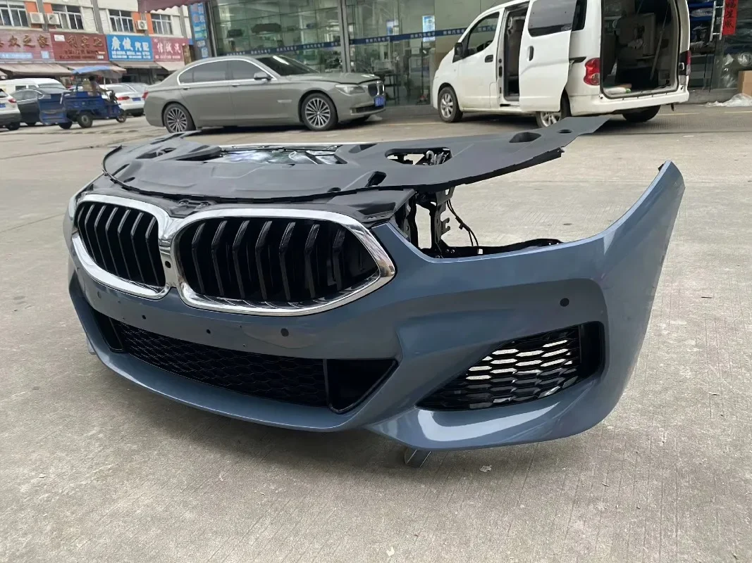 For 8 Series G14 G15 G16 Original Front Nose Assembly Front Bumper Grille Headlight Fog Lamp Water tank Frame Condenser Beam