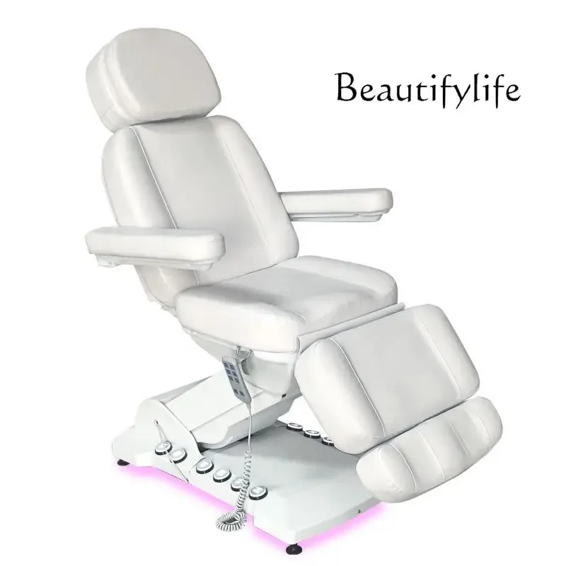 Beauty salon tattoo embroidery electric lifting body folding chair multi-functional inspection bed