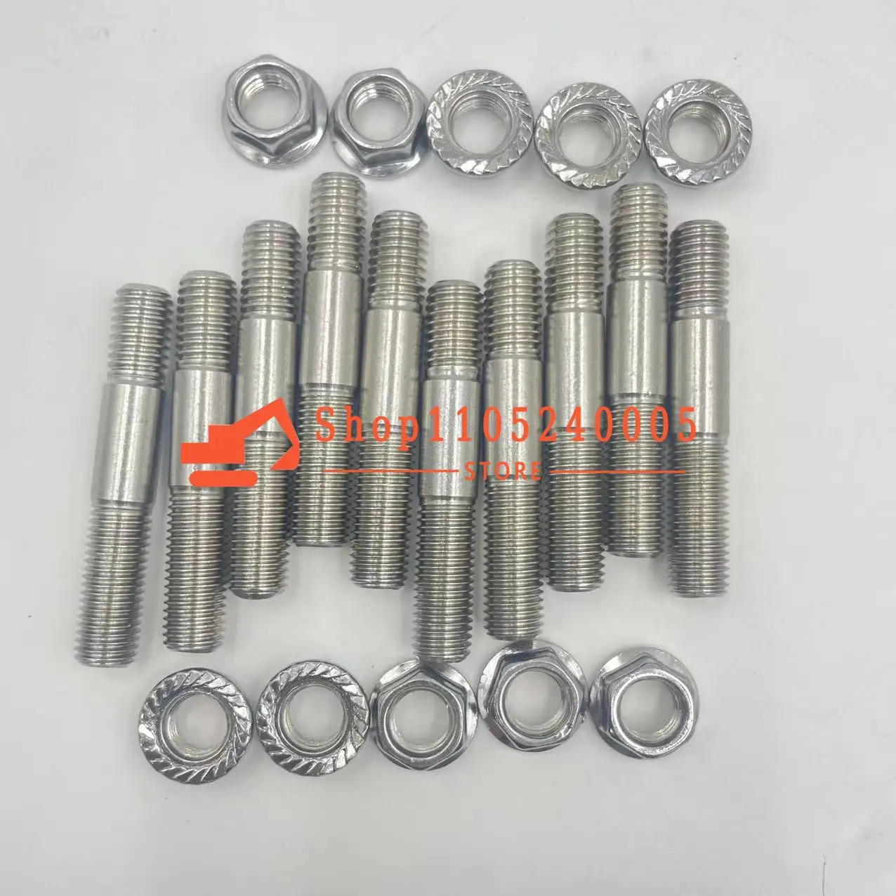 

SZ126-10012, new Bolt Stud Exhaust Manifold SZ126-10003, JO5E,J08E SK200-8,SK330-8,SK350-8