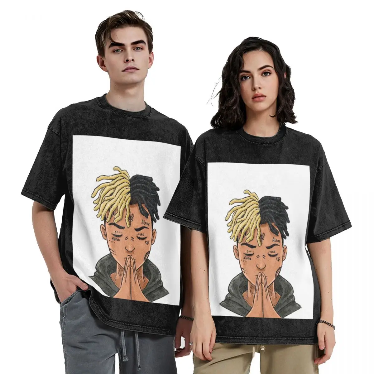 

XXXTentation draw cartoon RIP legend Rap T-Shirt customizeds Funny t-shirt mens graphic t-shirts big and tall