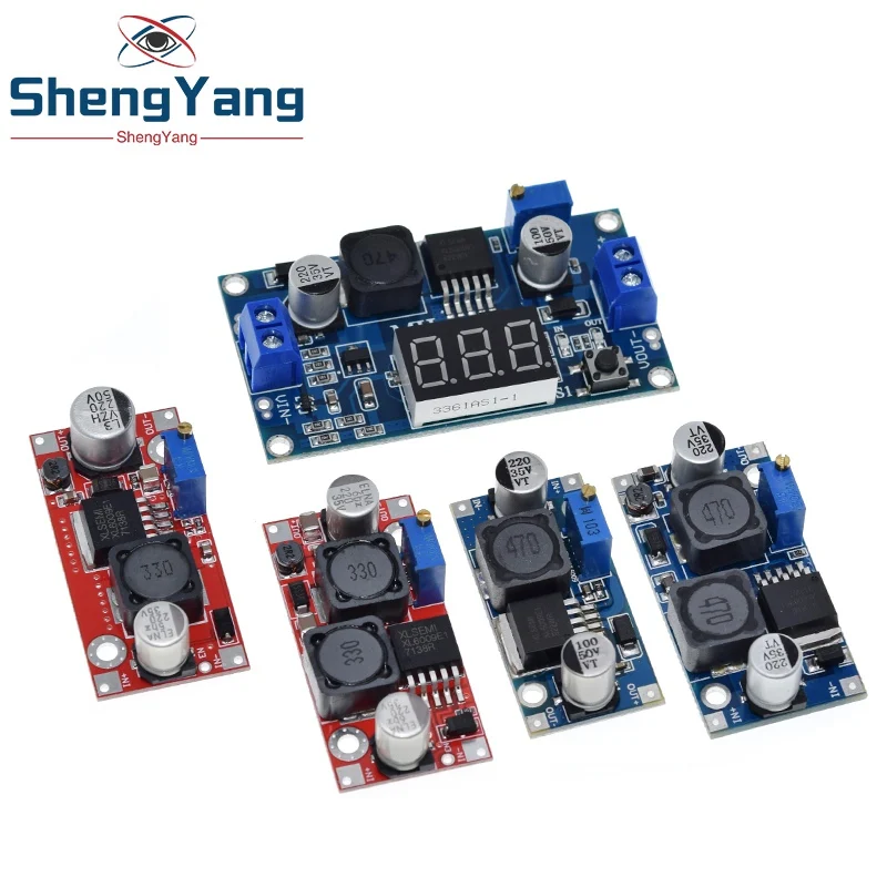 TZT 1/5pcs XL6009 DC-DC Booster module Power supply module output is adjustable Super LM2577 step-up module