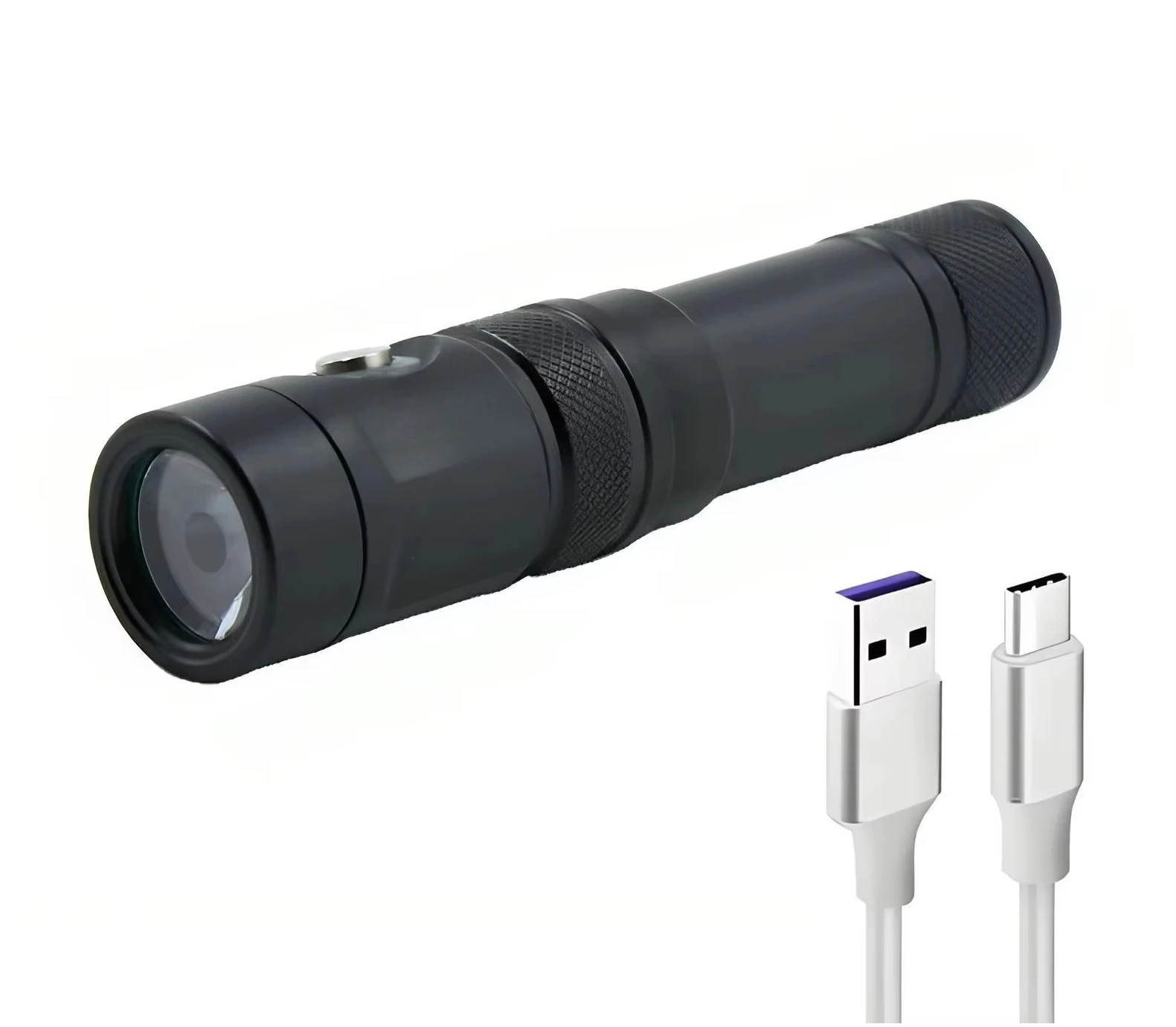 

2025 New 100M Waterproof Compact Rechargeable 1000 Lumens Type-C 21700 IP68 Waterproof Handheld Diving Flashlight