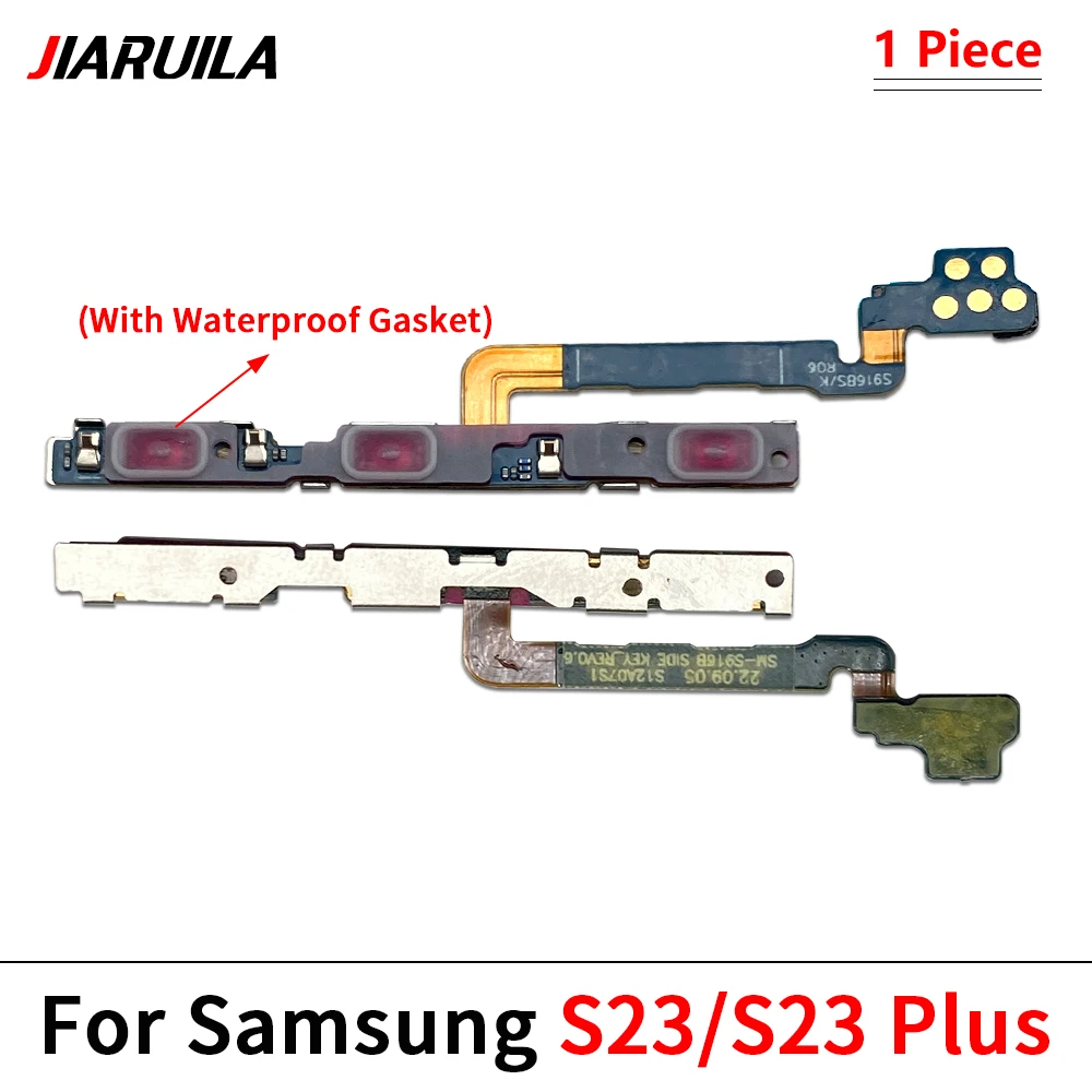 

10 комплектов для Samsung S25 S24 S23 Plus Ultra S24 Fe S23 Fe телефона, новая кнопка включения и выключения громкости, внутренние детали гибкого кабеля