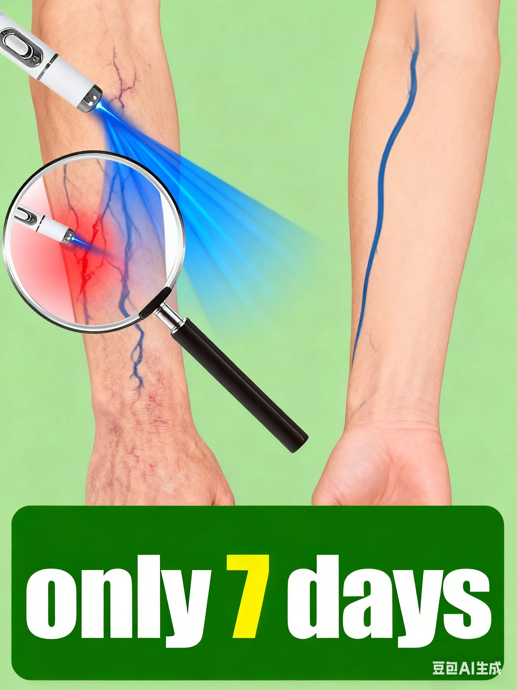 

2025 Unisx Laser vein pen Remove varicose veins from the body
