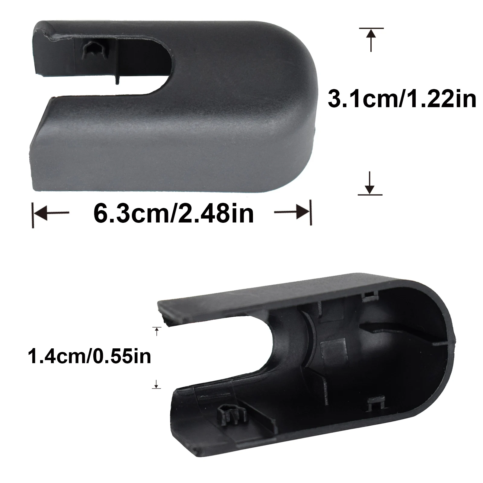 Rear Windshield Wiper Arm Cap Nut Cover Tailgate Window Set For Hyundai Tucson Kia Sportage SL 2010 2011 2012 2013 2014 2015