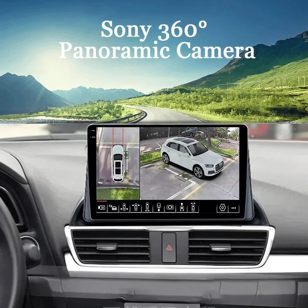 Android15 لمازدا 3 Axela 2014 - 2019 12.3 بوصة راديو السيارة الوسائط المتعددة مشغل فيديو نظام تحديد المواقع والملاحة فيديو ستيريو الصوت رئيس وحدة #3