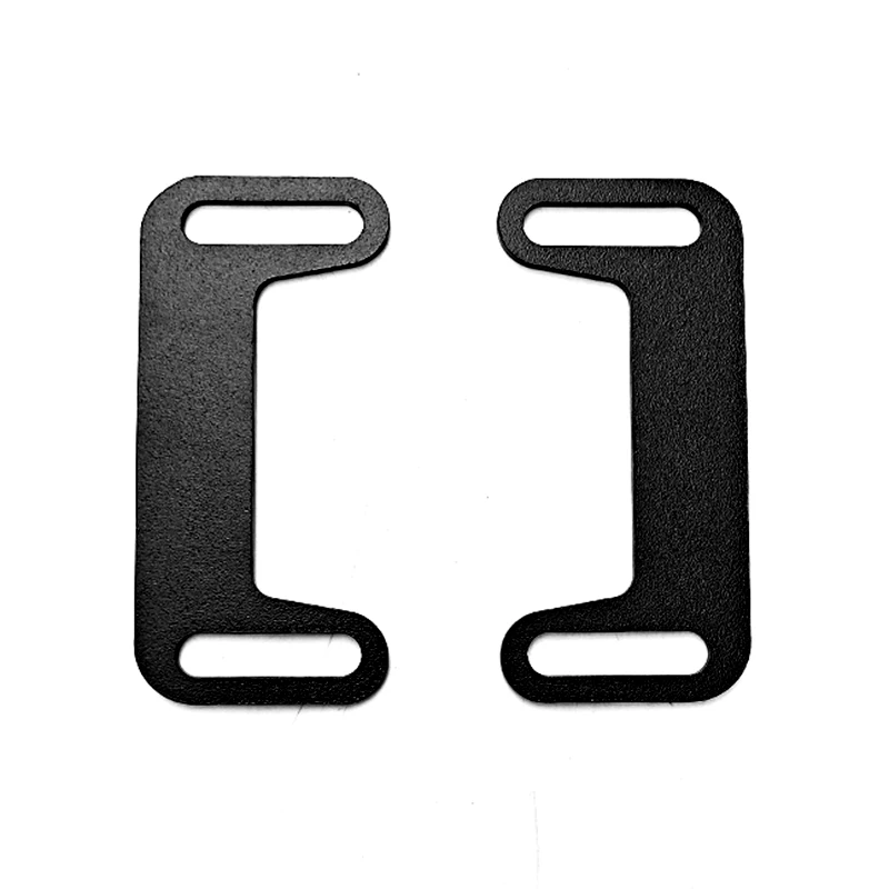 

HCMT Black Exhaust Adjustable Bracket Set Center Your Exhaust with Stretched Bags and Fender Extension Fits for Harley Touring