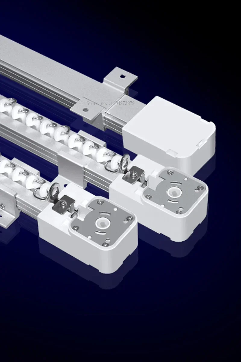 Aqara Curtain Motor C2 Zigbee 3.0 with Smart Electric Curtain Track Super Silent Private Custom Curtain Rail Set Control System