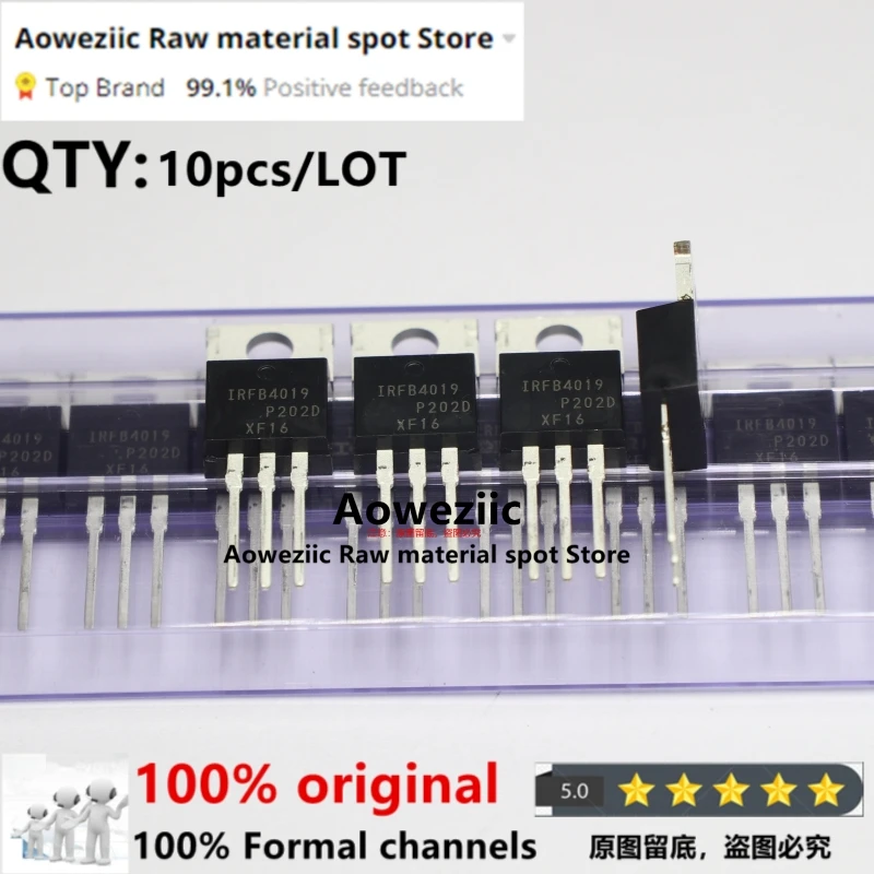 Aoweziic  2018+ 100% new imported original  IRFB4019PBF  IRFB4019  TO-220   N Channel MOS Field Effect 17A 150V