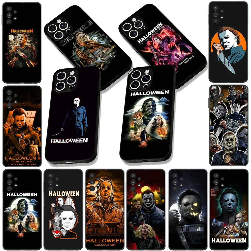 Мягкий чехол Michael Myers для Samsung Galaxy S25 S24 S23 FE Plus Ultra S7 Edge A16 A15 A35 5G, чехол для телефона
