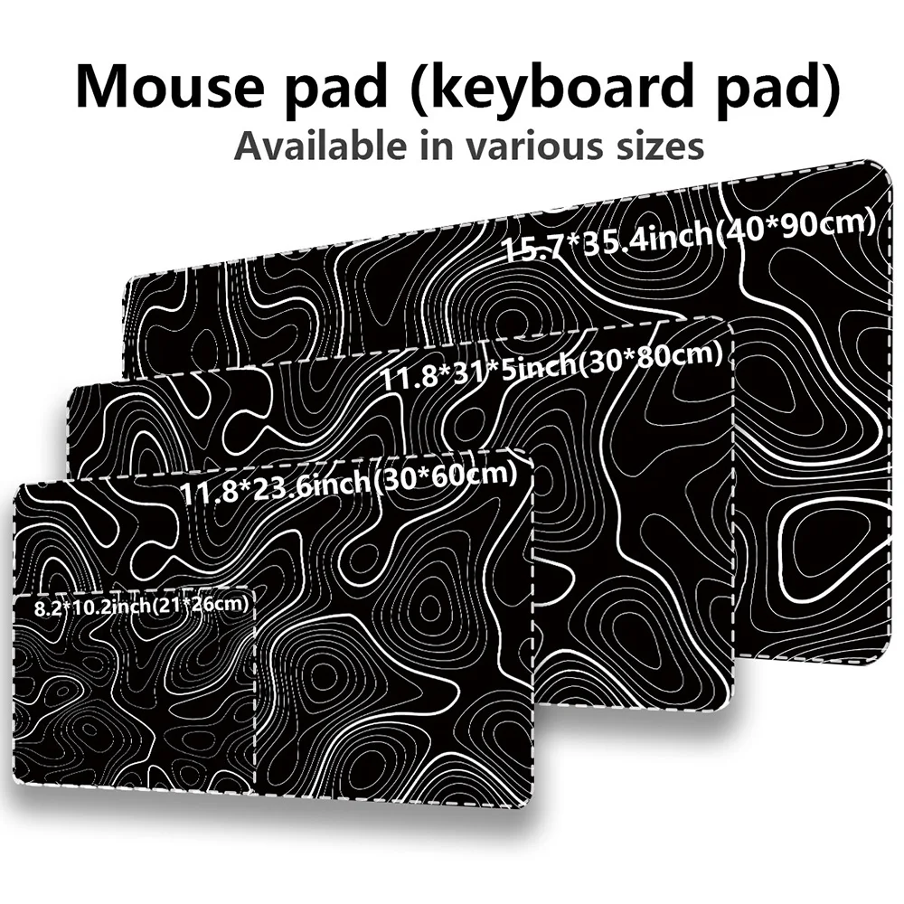 1PC Large Mouse Pads For Desk, Gaming Mouse Pad, Mouse Pad with Stitched Edgesand Non-Slip Rubber Base, Extended Mouse Pad 1