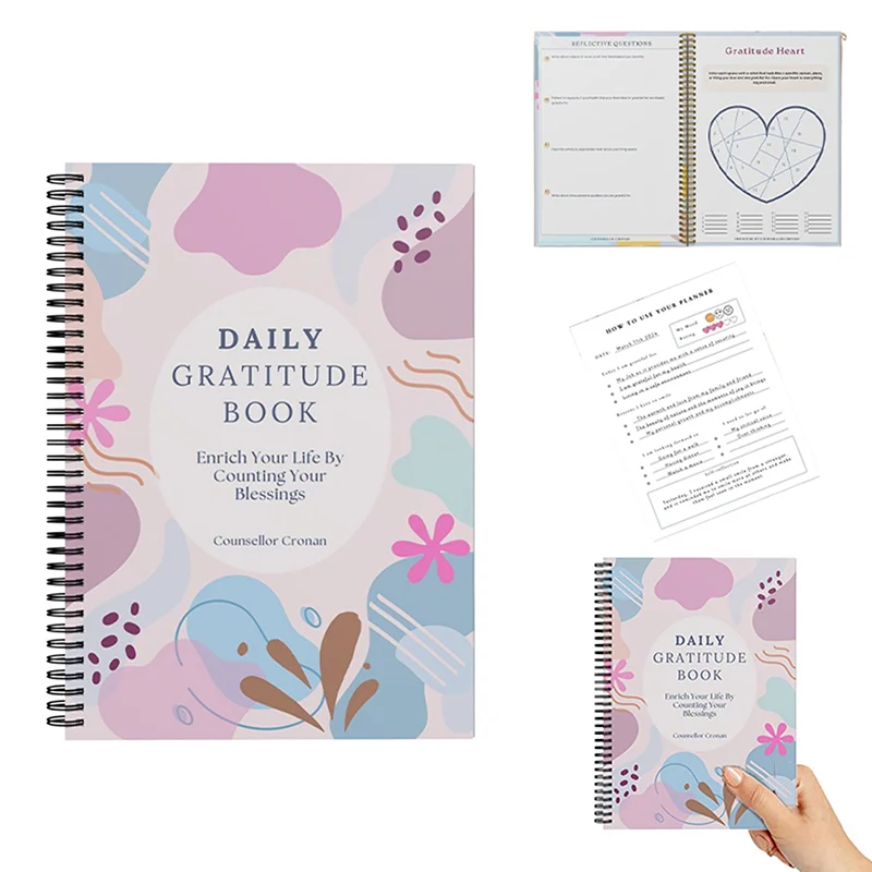 

Gratitude Diary Book For Therapists Daily Guidance & Therapy Office Decor, Perfect For Emotional Learning & Coping Skills