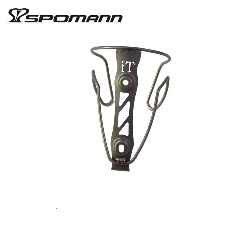 Newest Road bicycle matt nano coating titanium alloy drinking water bottle cages Downhill bike bottle holders cage