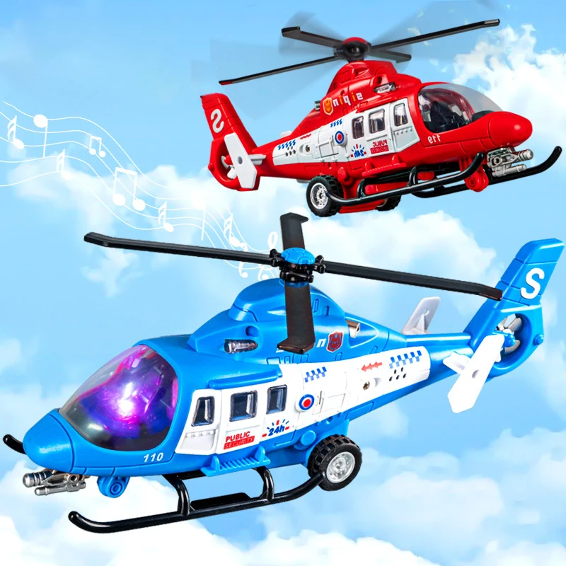 

Имитация большого спасательного вертолета, игрушки с подсветкой/звуковыми эффектами, транспортная модель самолета, детская развивающая игрушка для раннего детства