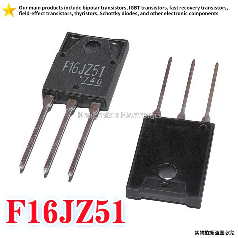 

10PCS F16JZ51 F16GZ51 TO-3PF 16A 600V High power unidirectional thyristor