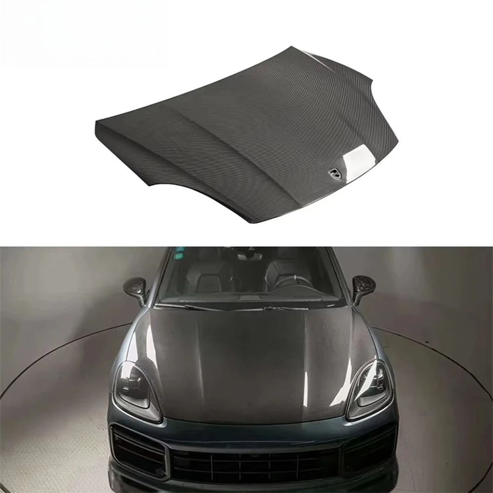 Factory Wholesale Hot Sale Suitable forPorsche 2018-2023 ‘Cayenne 9Y0.1 Original High-quality Dry Carbon Fiber Hood
