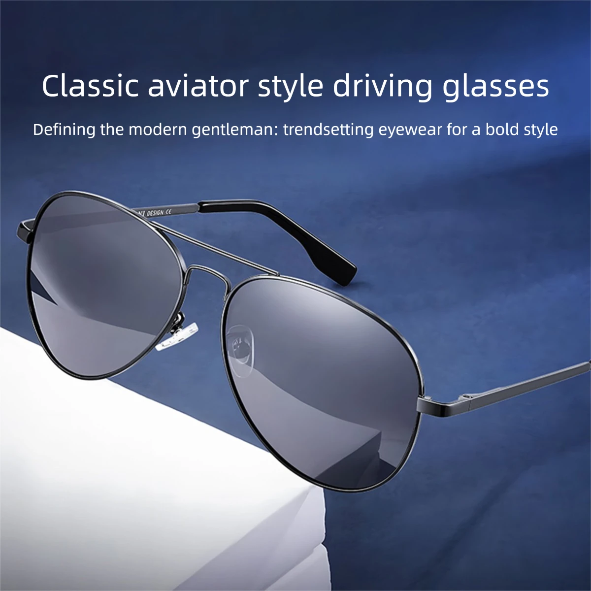 CAPONI Avation Sun Glasses For Men Day And Night Photochromic Driving Men's Sunglasses Polarized UV400 Pilot Shades Male BS3104