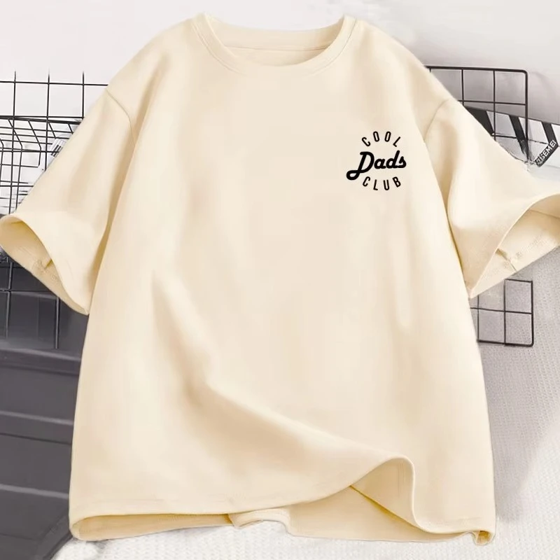 Cool Dad Club T Shirt New Dad Tshirt Father S Day Gift Best Dad Graphic Tees Casual Cotton Short Sleeve Loose Graphic T Shirts