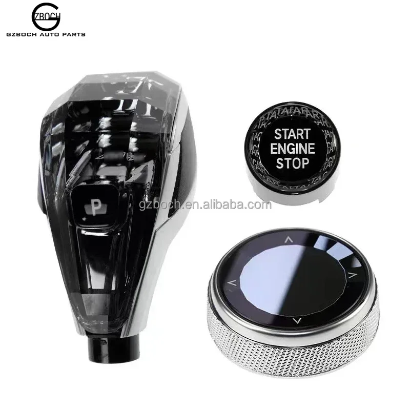 

car interior accessories For 3 4 5 6 7 series G01 G03 G30 G11 G12 X3 X4 X5 X6 crystal gear shift knob crystal stop handle