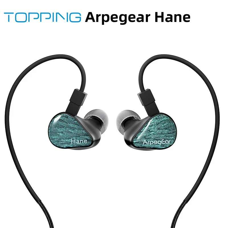 TOPPING Arpegear Hane 10mm Dynamic Driver In-Ear Monitor Headphone with 0.78 2 Pin Detachable Cable