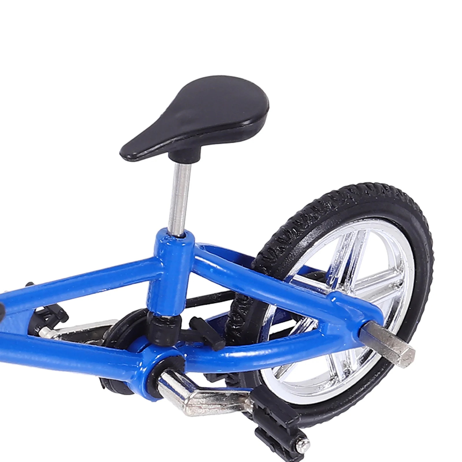 1 Zestaw Mini Rower na Palce MTB ze Stopu Aluminium, Symulacja Ruchu Koła, Pedały, Stojak, Podpora, Zabawa w Udawanie dla Dzieci, Rower na Palce