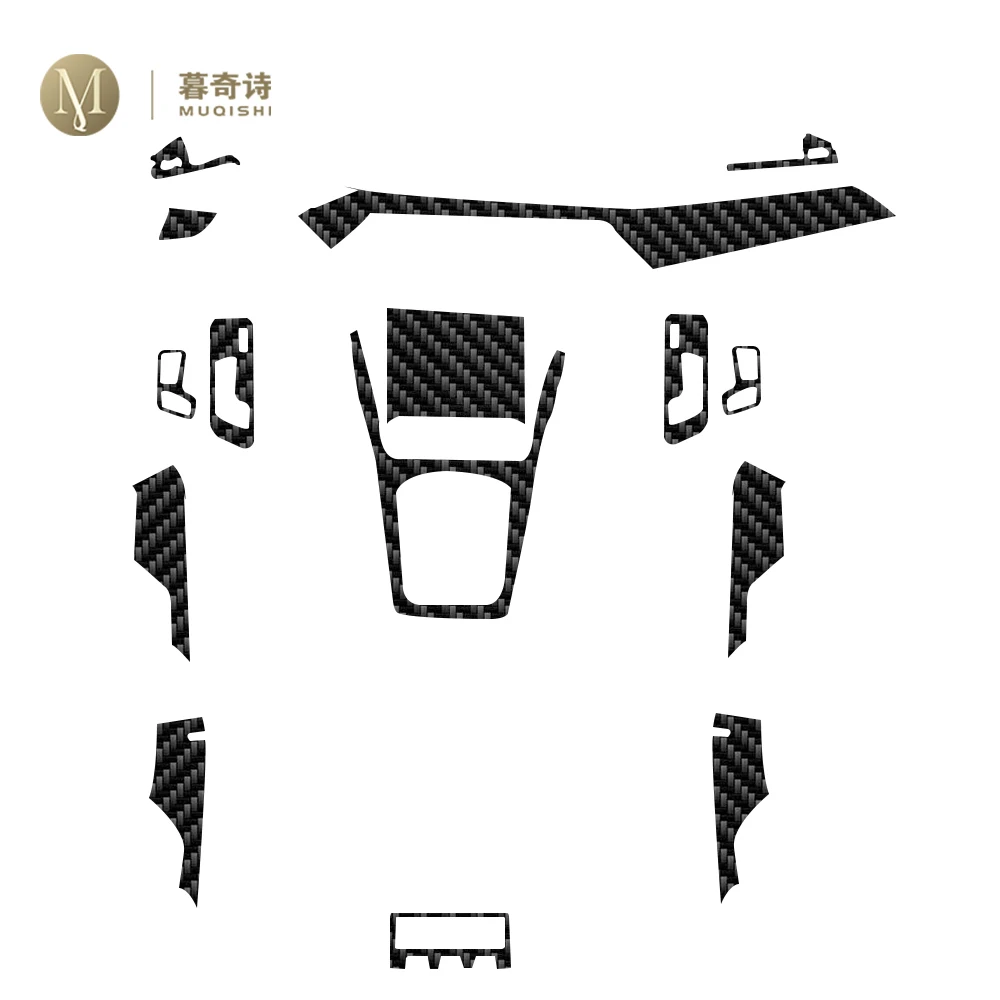 PET 5D carbon fibre Film For BMW G06 X6 2020-2022 Car interior Center console Anti scratch resist film Accessories refit screen