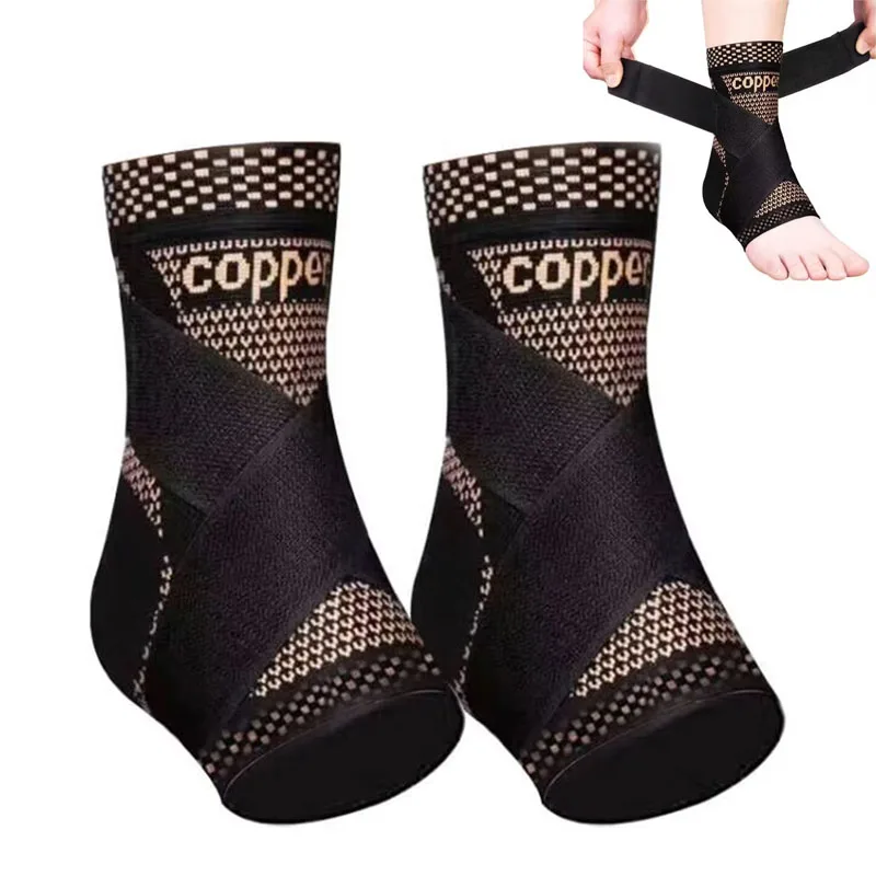 

Ankle Brace for Women and Men,1 Pair,Adjustable Compression Sleeve, Soft Straps for Achilles Tendonitis Relief,Sports Protection