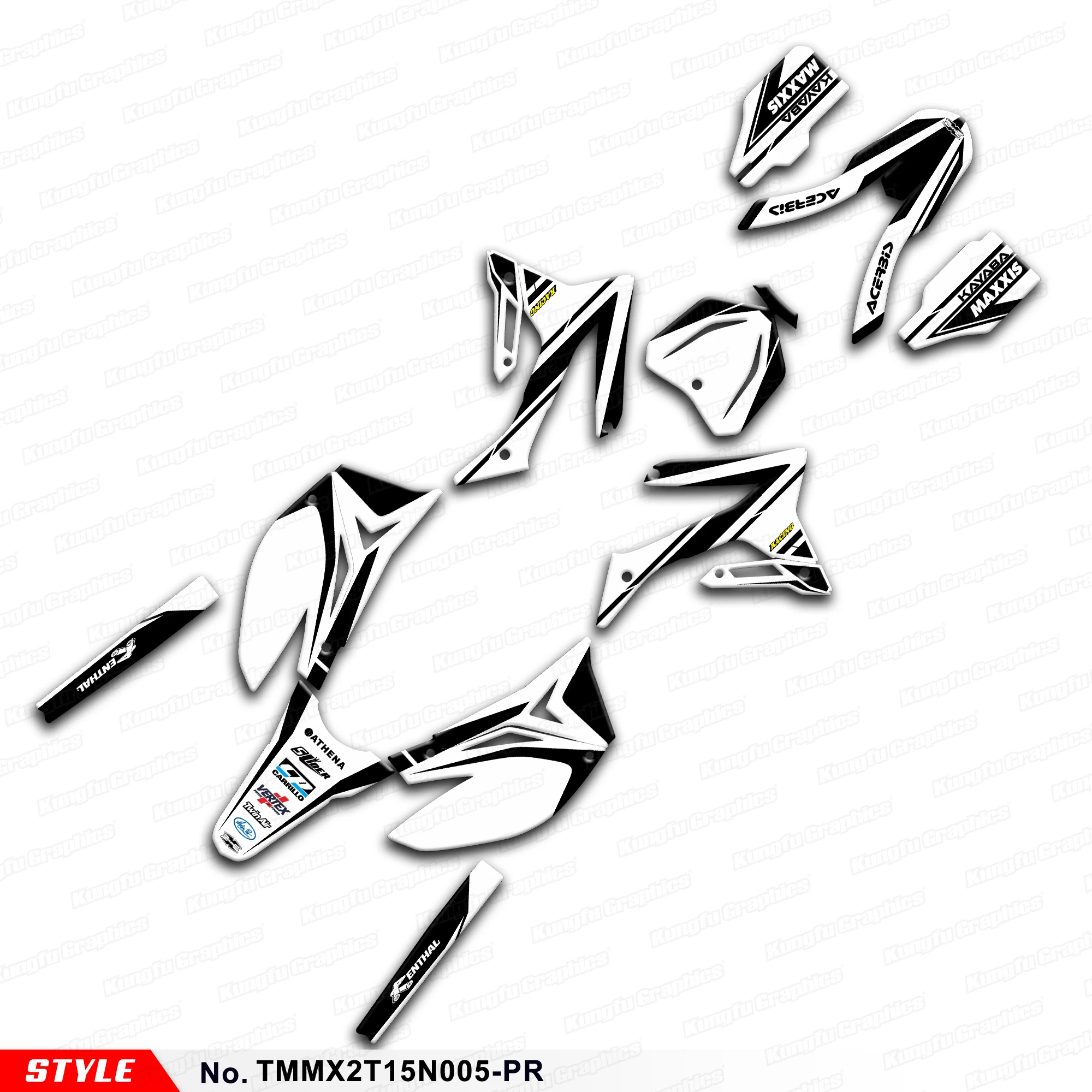 

Scratchproof Adhesive Sticker Graphic for TM Racing MX 2T 125 144 250 300 450 2015 2016 2017 2018 2019 2020 2021,TMMX2T15N005-PR