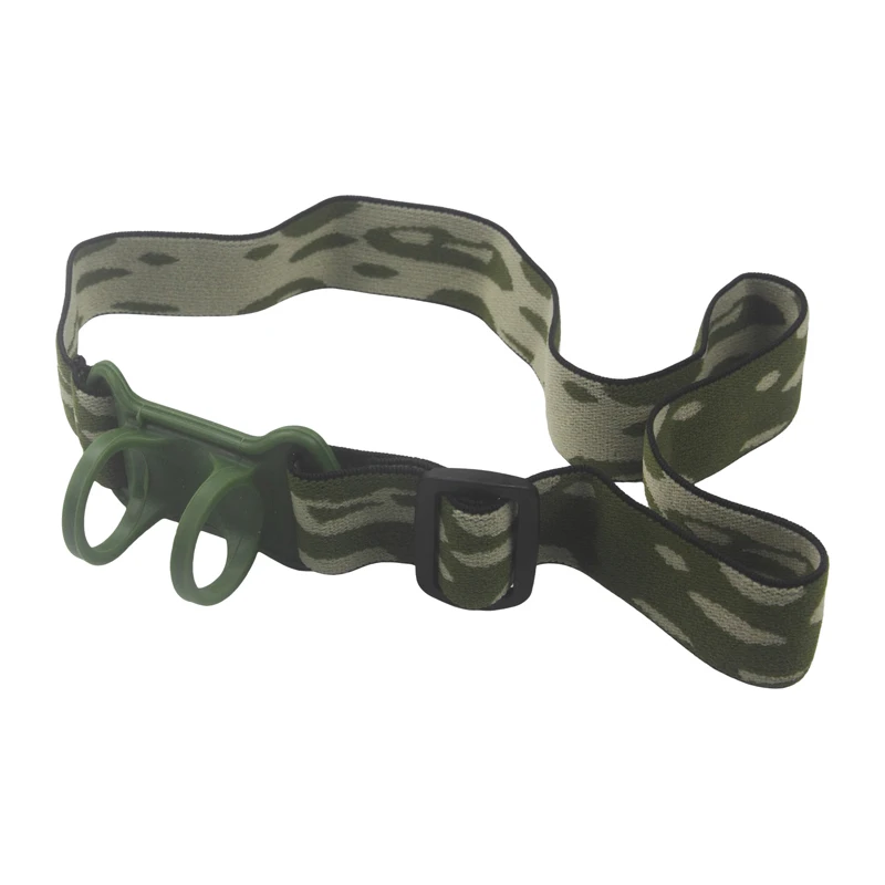 Elastic Nylon Head Strap for Flashlight - Camouflage Style