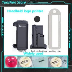 New Evebot Handheld Pattern Logo Custom Small Printer Suitable For Various Materials Quick Drying Waterproof