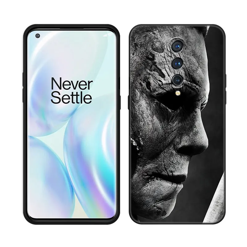 Horror Movie Halloween Black Silicone Phone Case For OnePlus 9R 10R 11R 12R ACE 2 Pro 2V 3V Nord CE 2 3 Lite 4 N10 N20 N30 SE 5G