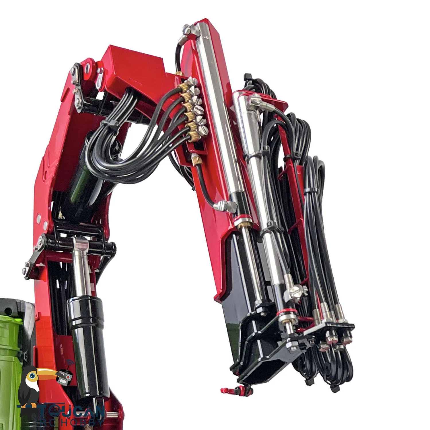 LESU RC Hydrauliczny Żuraw Ciężarówka Wywrotka 8x8 1/14 Światło Dźwięk Pojazd Inżynieryjny ToucanHobby Model DIY Zabawki dla Dorosłych THZH1381