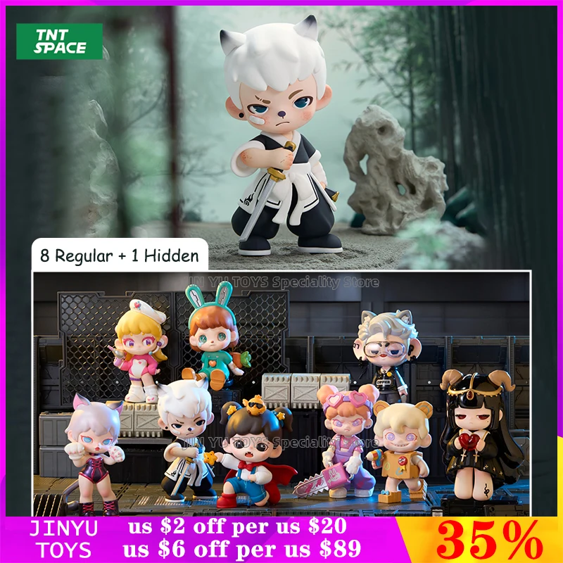 

TNT SPACE Force Al Lstar Series Blind Box Agent Team Cute Anime Figure Doll Toys Designer Desktop Ornaments Collection Guess Bag