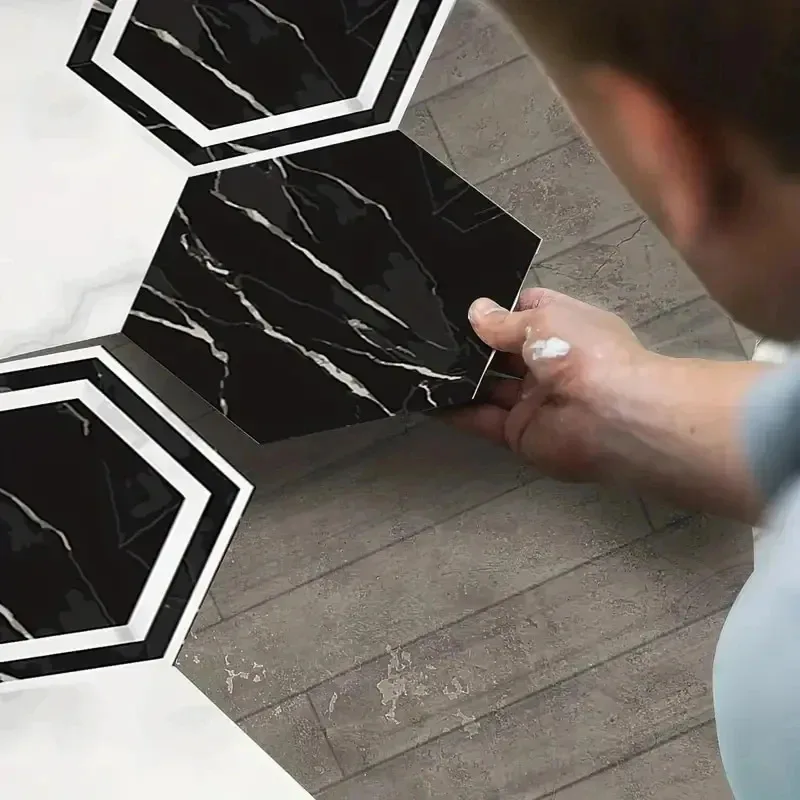 

10 шт. 3D шестиугольное зеркало настенная наклейка DIY сотовые украшения самоклеящаяся бумага водостойкая домашняя гостиная спальня