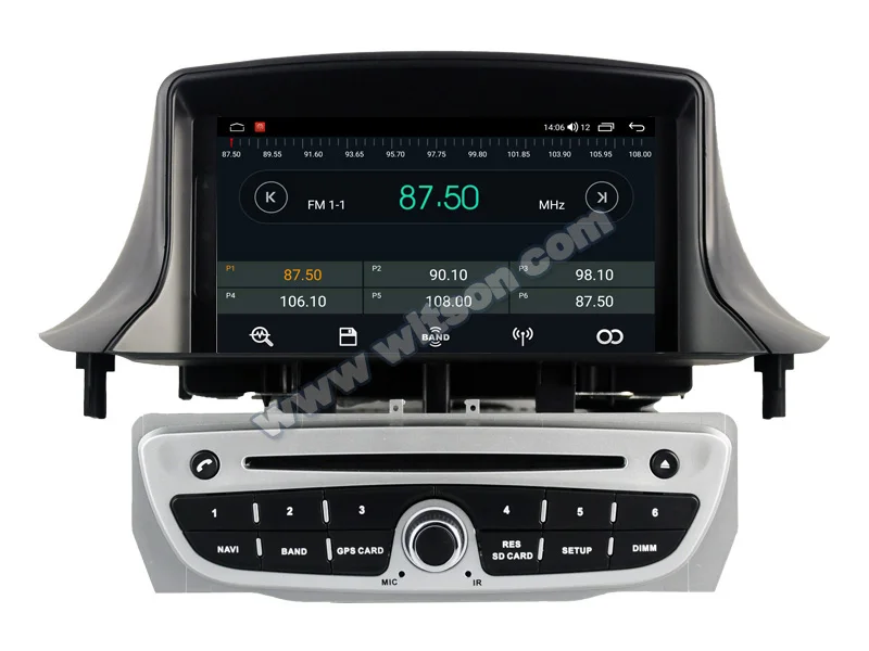 WITSON Android 14 Car Radio for RENAULT Megane 3 Fluence 2009-2011 Carplay GPS Navi Vehilcle Stereo Multimedia