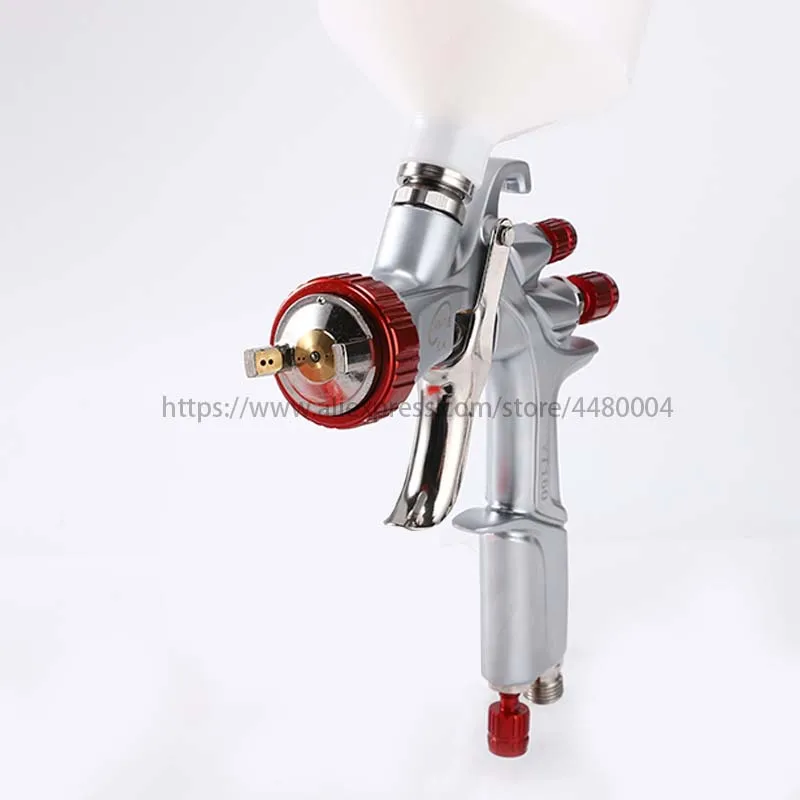 YT160 LVLP Spray Gun Car Painting Gun Professional Airbrush Paint Sprayer 1.3mm Nozzle 600cc Spray Gun for Painting Car