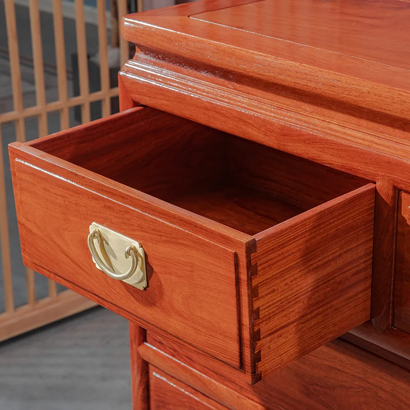 Mobili in mogano Myanmar cassettiera in palissandro camera da letto cinese antico grande frutta in legno di sandalo rosso