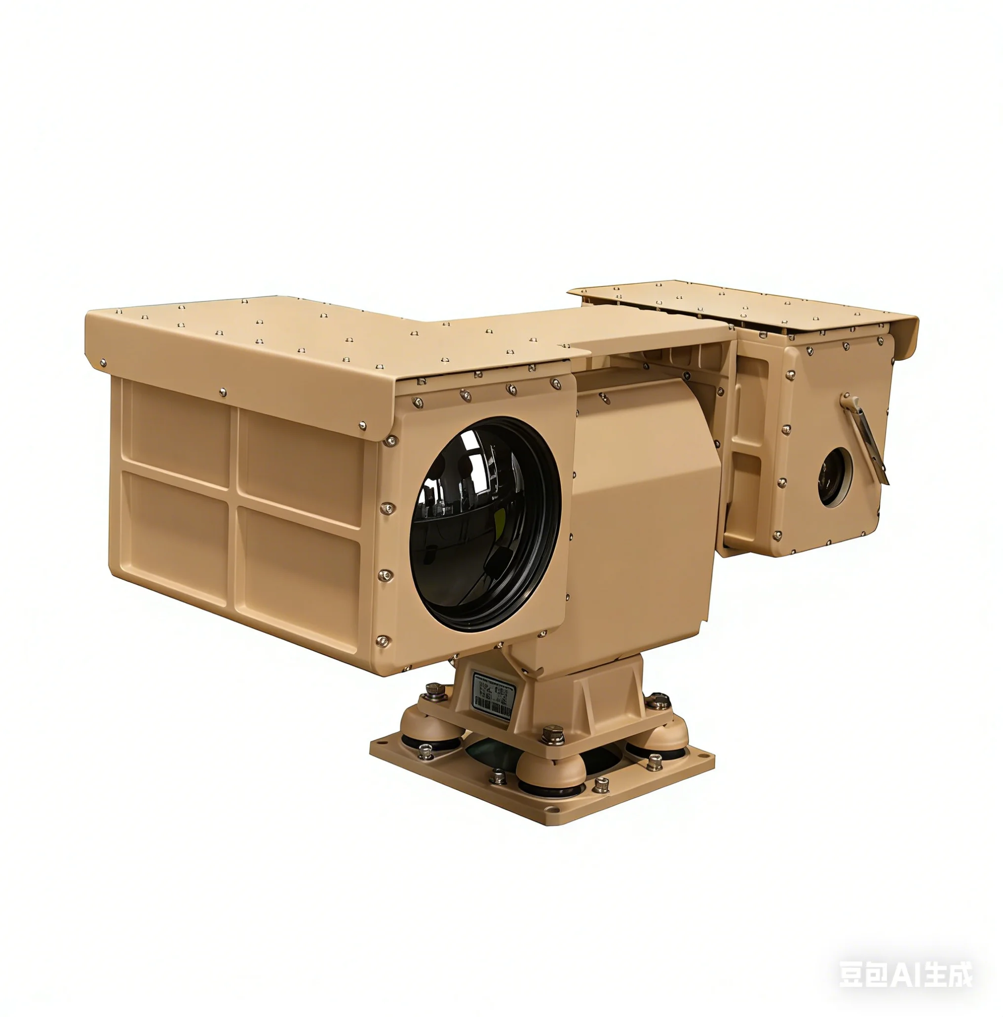 High Precision Long Range Car Roof Mounted  Drone Auto Tracking Thermal Imaing CCTV PTZ Camera System