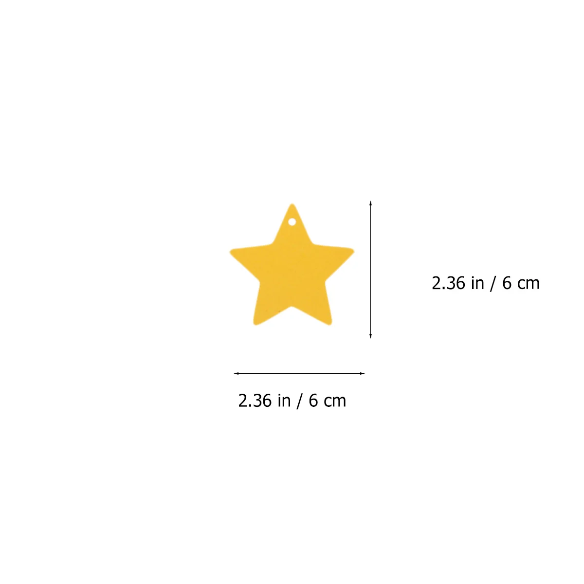 

200Pcs Paper Tag Colored Star Shape Premium Material Gift Labels Price Tags Cupcake Toppers Scrapbooking Notes