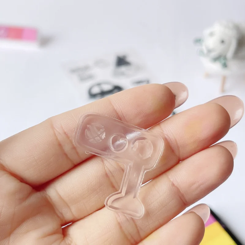 Đèn Ký Silicone Trong Suốt Xong Tem Tự Làm Sổ Lưu Cao Su Tô Màu Nổi Nhật Ký Stencils Trang Trí Có Thể Tái Sử Dụng