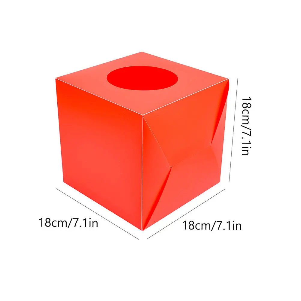 2Pcs Compact Lottery Box Easy-Carry Raffle Ball Storage Box for Meetings Parties Events Ballot Voting and Ticket Draw Activities
